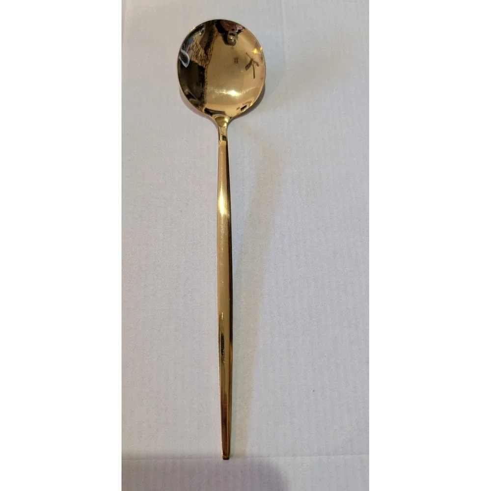 Unbranded‎ Gold Stainless Steel Large Set 72 Flatware Spoons, Forks (3 sizes)